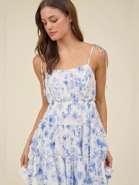 🆕🤍BLUE BOW DRESS